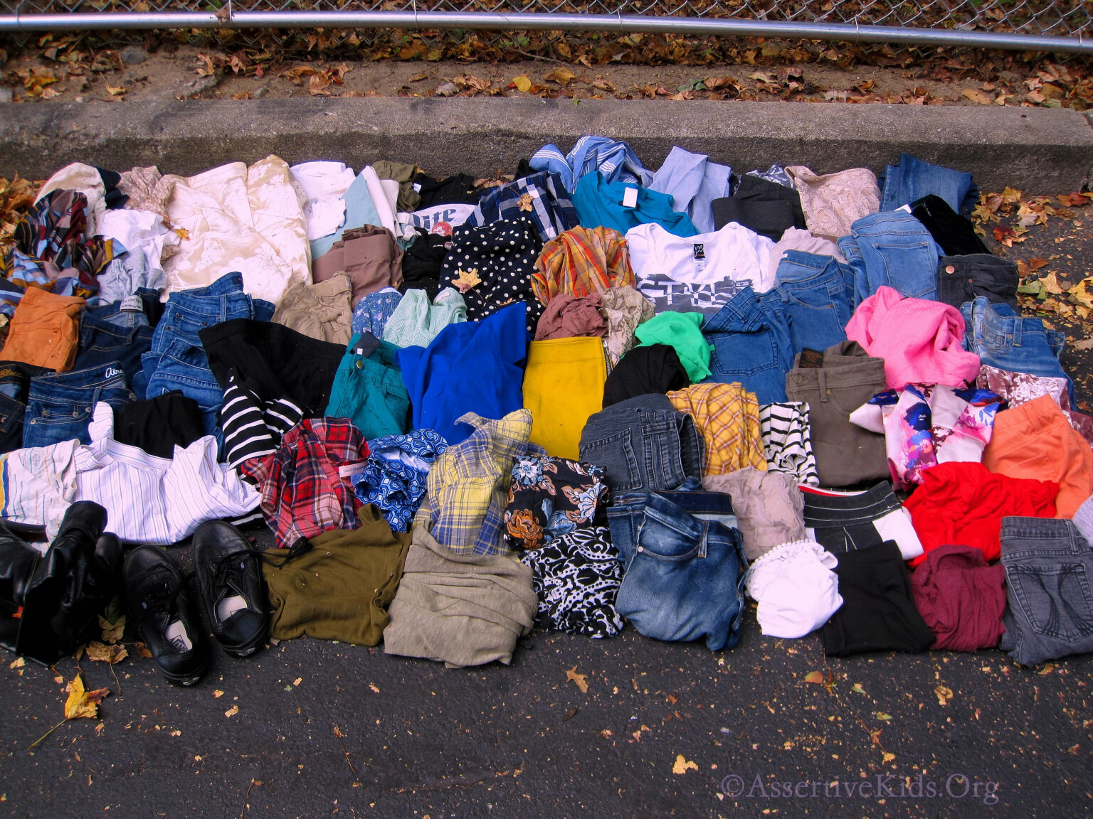 Clothing Donated To Local Charities On Staten Island For Dress To